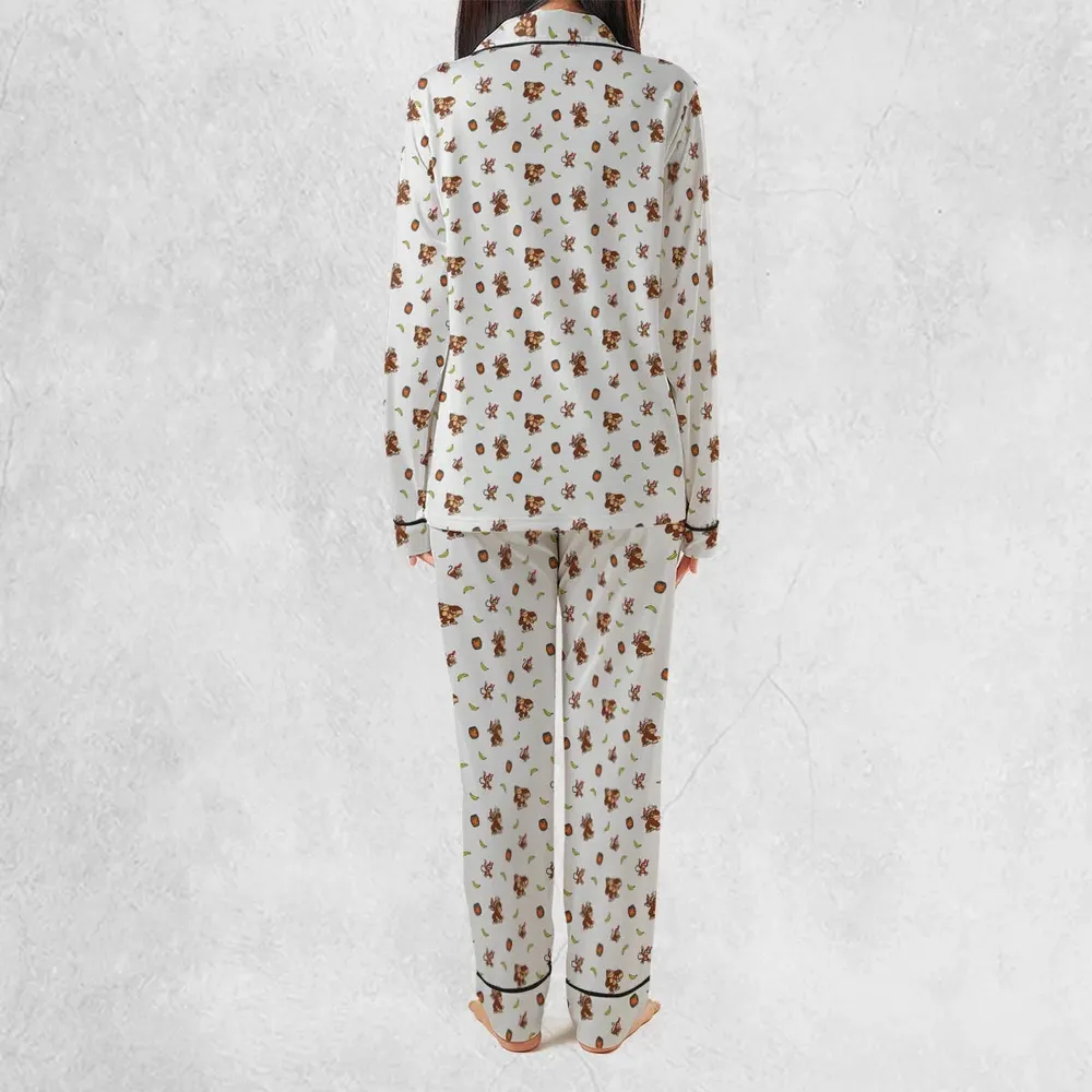 Nintendo Donkey Kong Characters Pattern Pajamas Set - 4