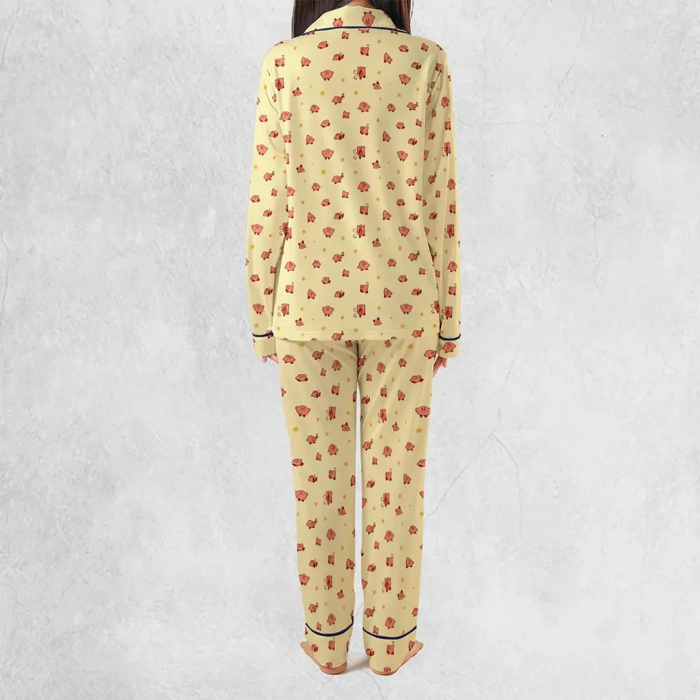 Nintendo Kirby Pattern Pajamas Set - 4
