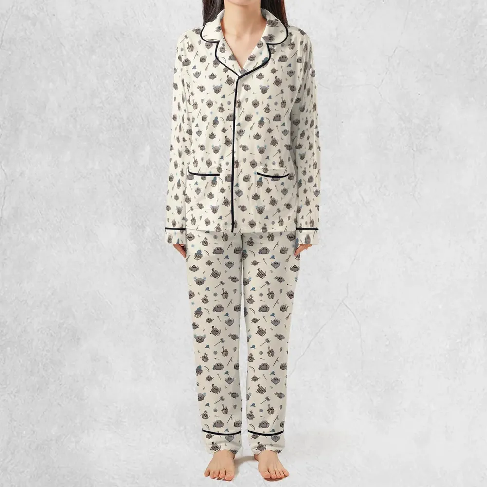 Kawaii Dices DnD Pattern Pajamas Set - 3
