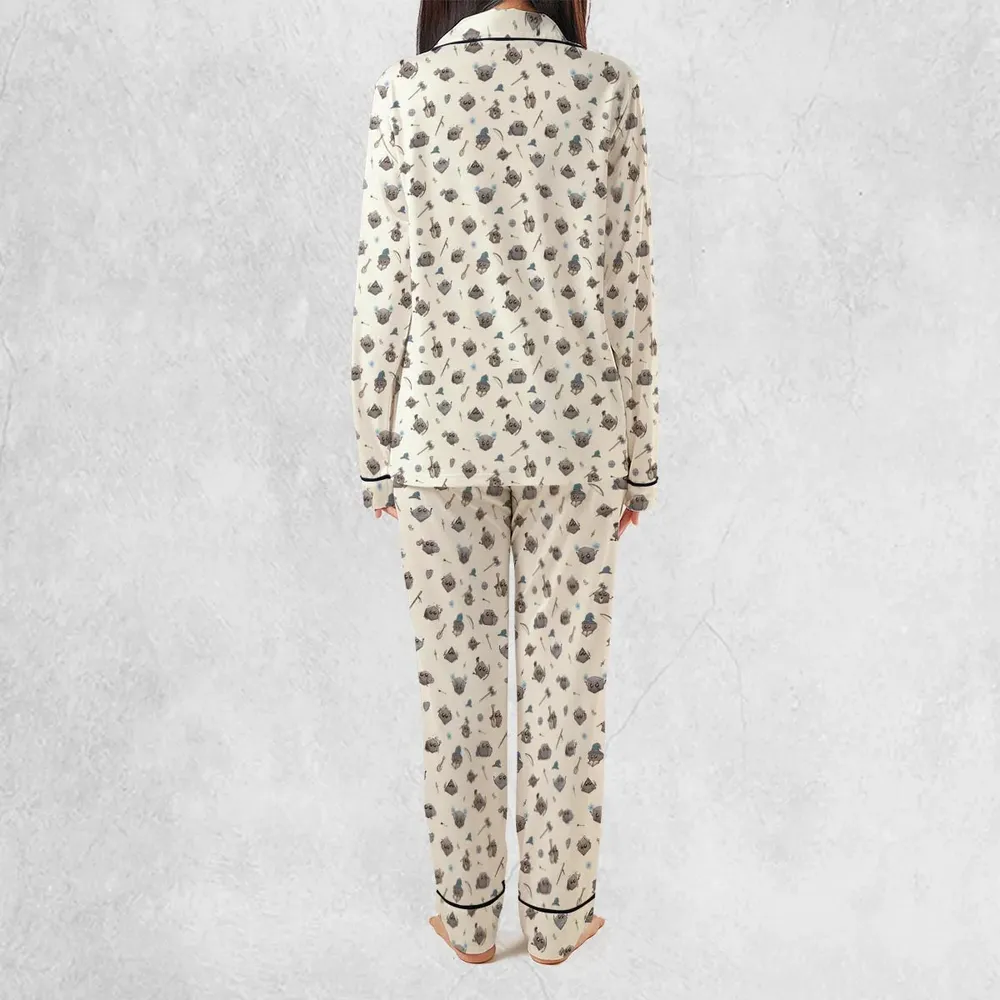 Kawaii Dices DnD Pattern Pajamas Set - 4