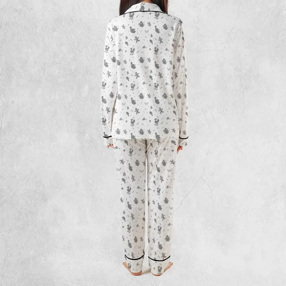 Final Fantasy Creatures Pattern Pajamas Set - 4