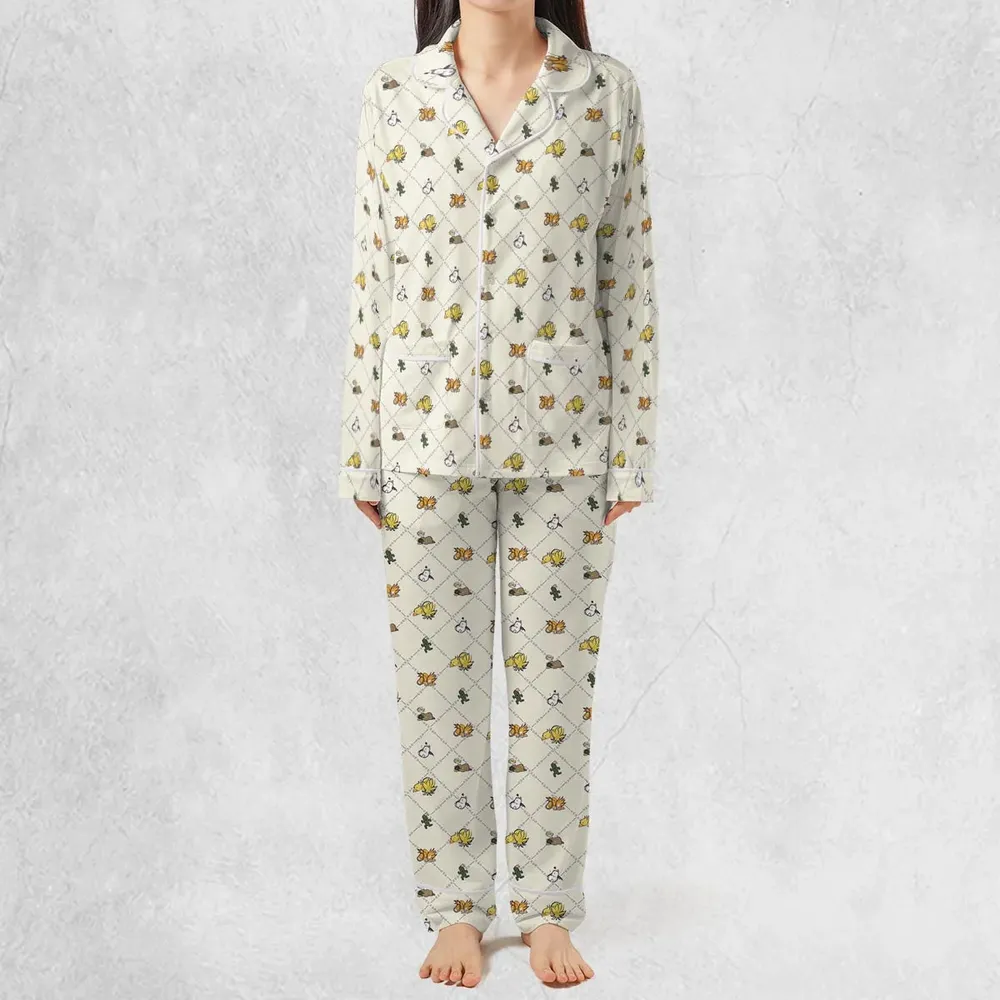 Final Fantasy Sleeping Creatures Pattern Pajamas Set - 3