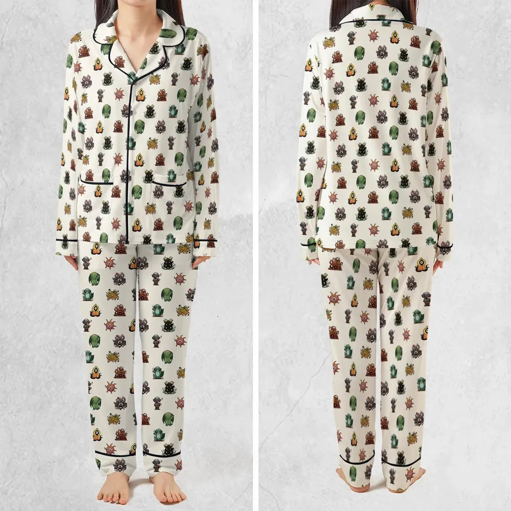 Lovecraft Demons Cute H.P. Lovecraft Monsters Pattern Pajamas Set - 2