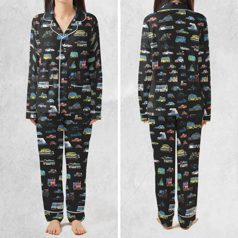Movie Cars Pattern Pajamas Set - 2