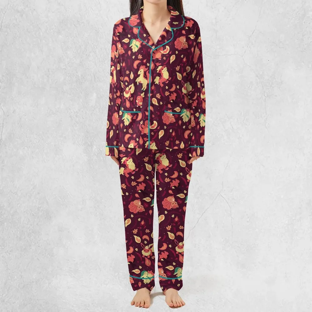 Fire Pokemon Pattern Pajamas Set - 3