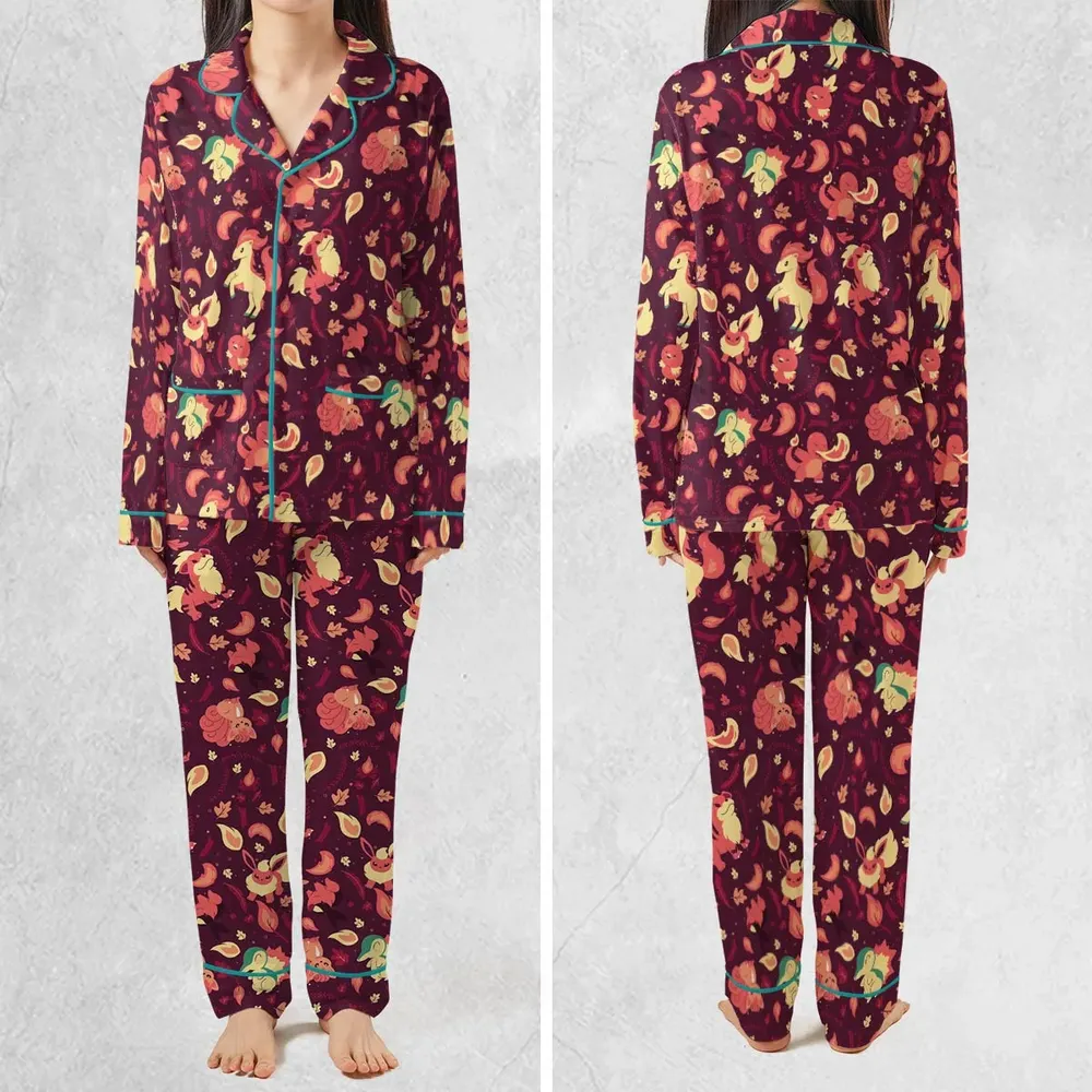 Fire Pokemon Pattern Pajamas Set - 2