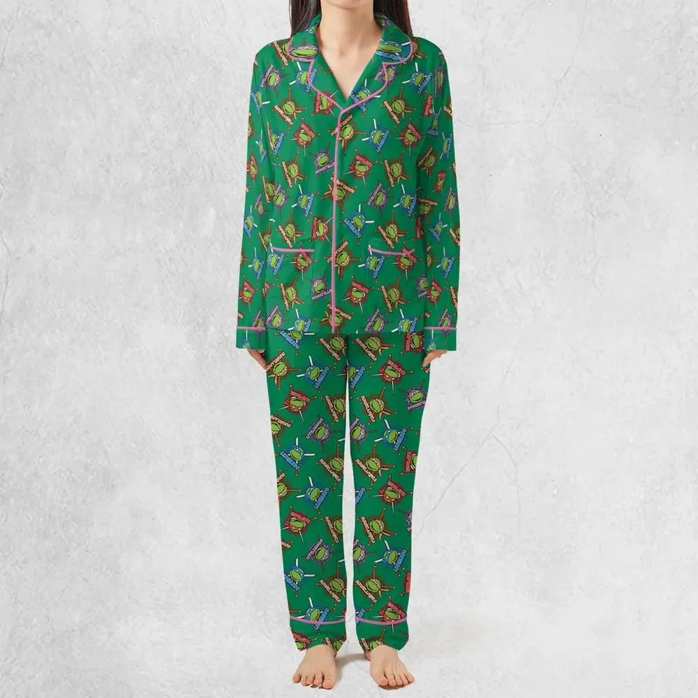 TMNT Characters Pattern Pajamas Set - 3