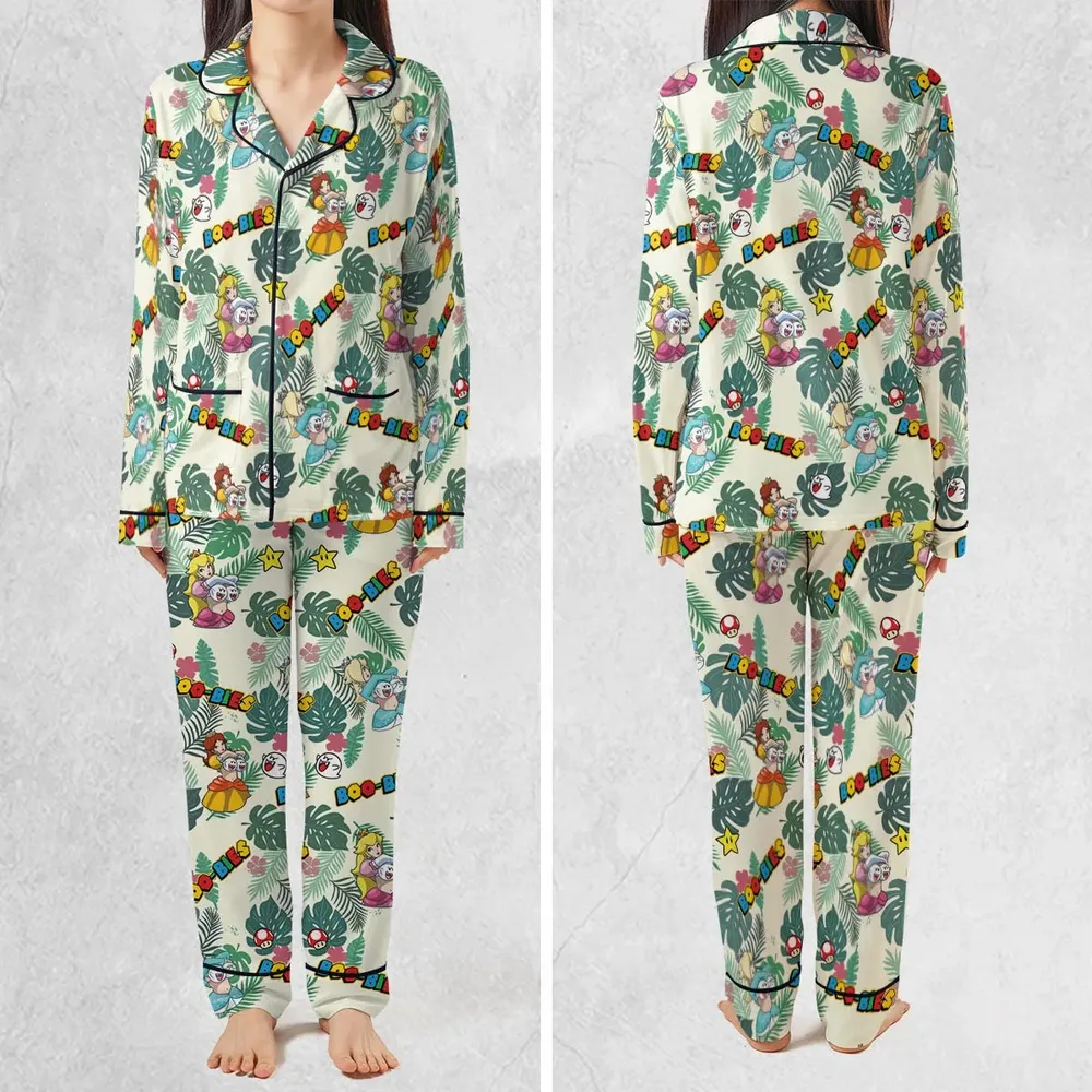 Super Mario Boo-Bies Pattern Pajamas Set - 2