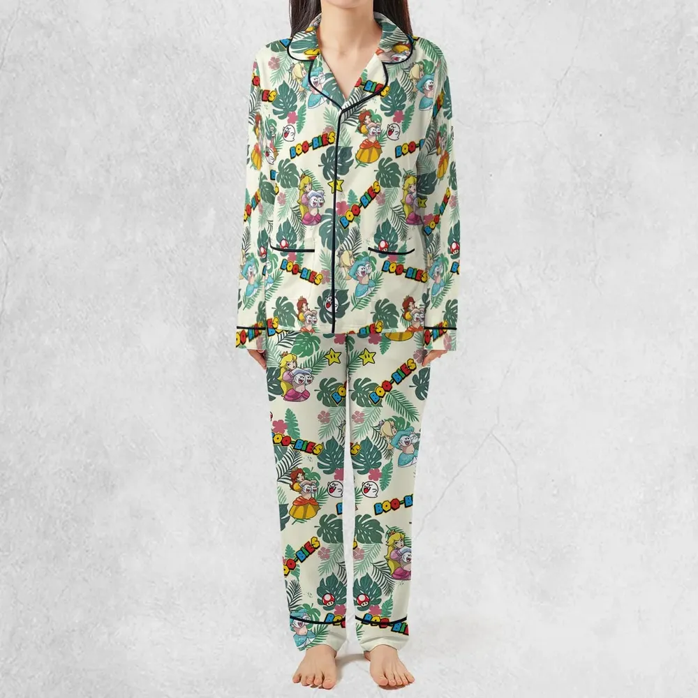 Super Mario Boo-Bies Pattern Pajamas Set - 3