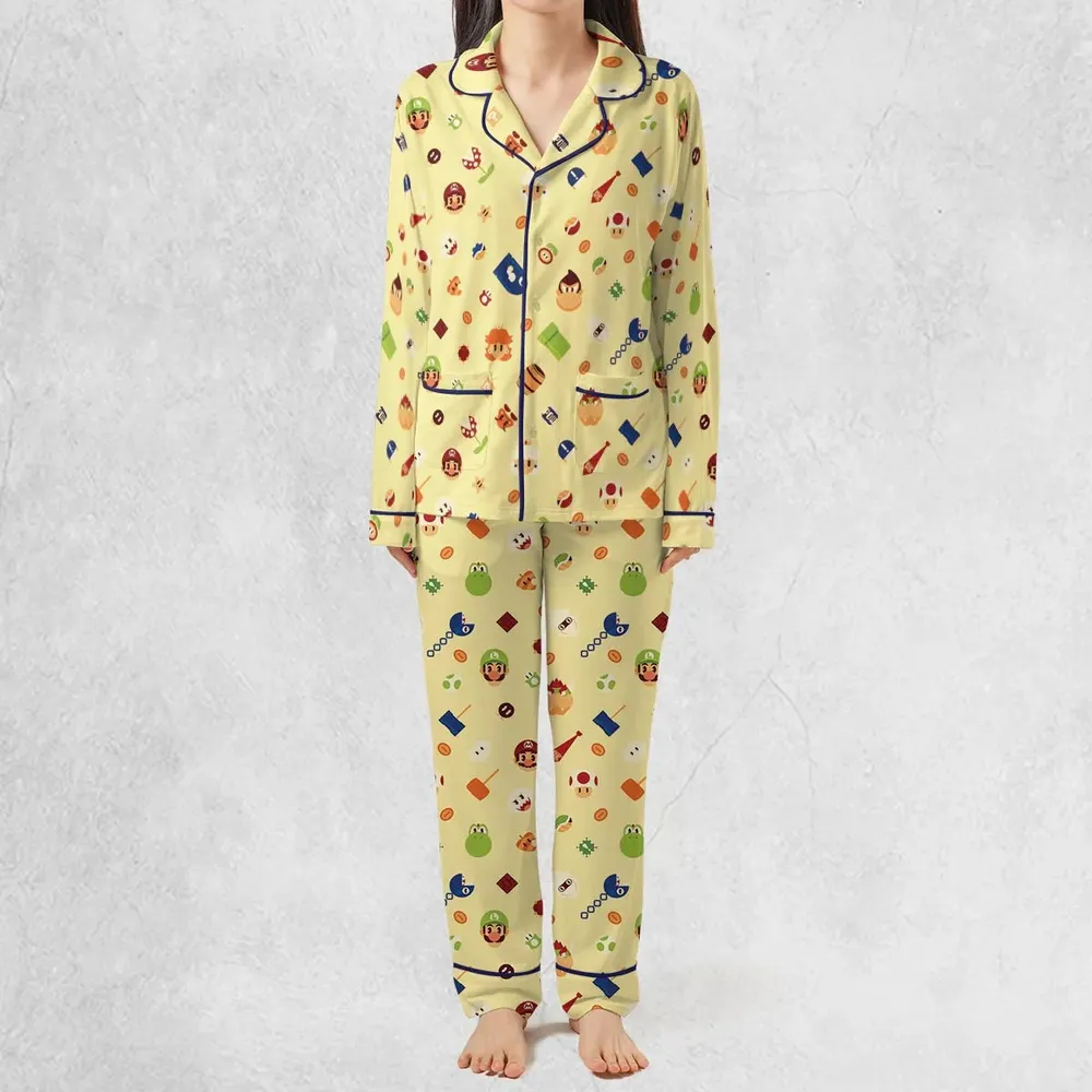 Mario and Friends Pattern Pajamas Set - 3