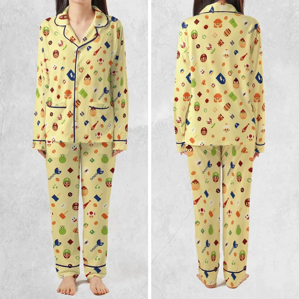 Mario and Friends Pattern Pajamas Set - 2