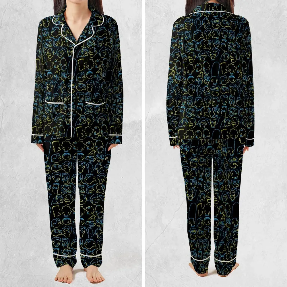 The Simpsons Neon Pajamas Set - 2