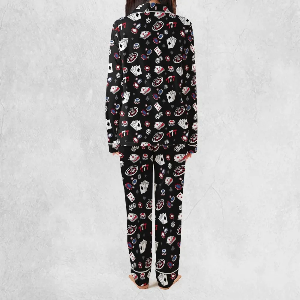 Vintage Poker Texas Hold’em Pajamas Set - 4