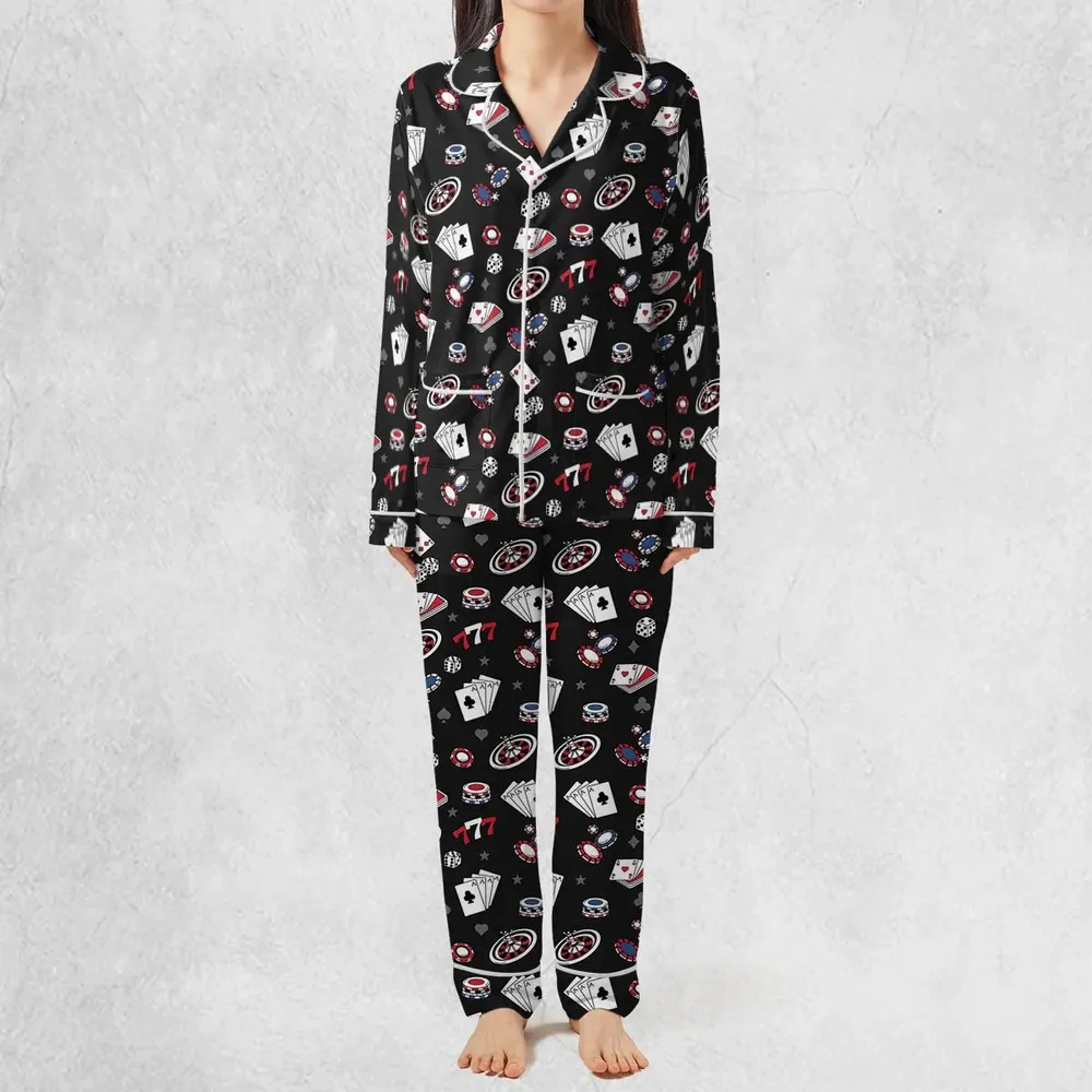 Vintage Poker Texas Hold’em Pajamas Set - 3