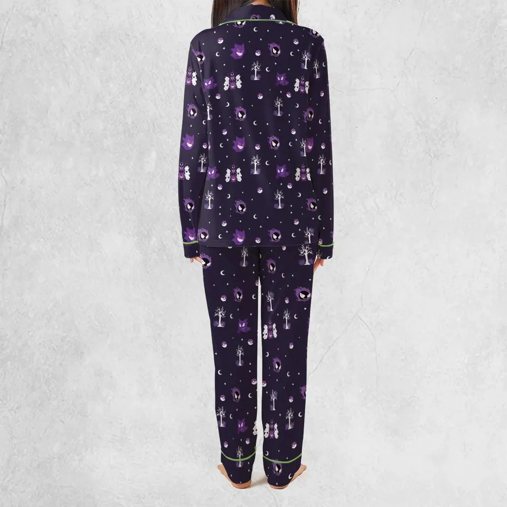 Gengar Pokemon Pattern Pajamas Set - 4