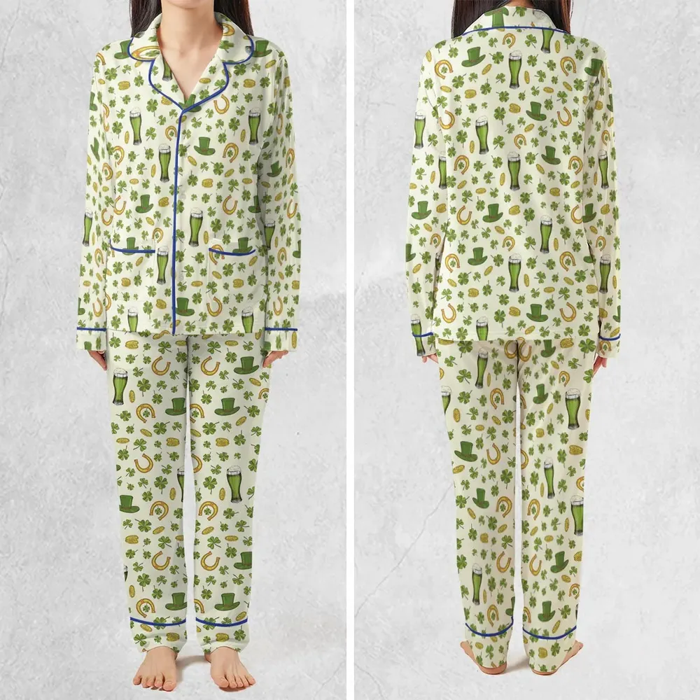 St.Patrick’s Day Pattern Pajamas Set - 2