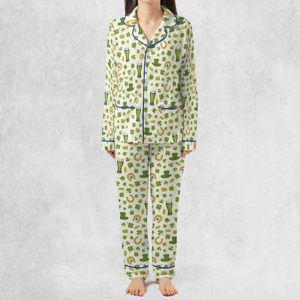St.Patrick’s Day Pattern Pajamas Set - 3