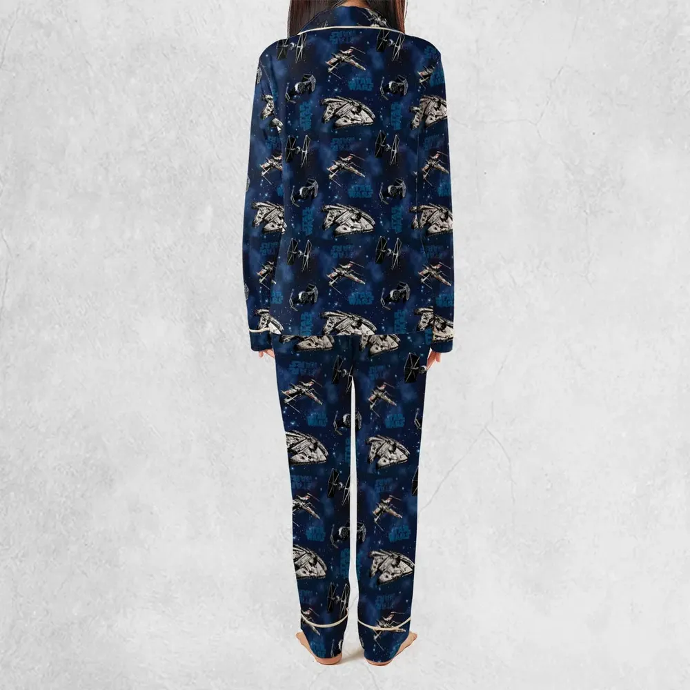 Star Wars Ships Pattern Pajamas Set - 4