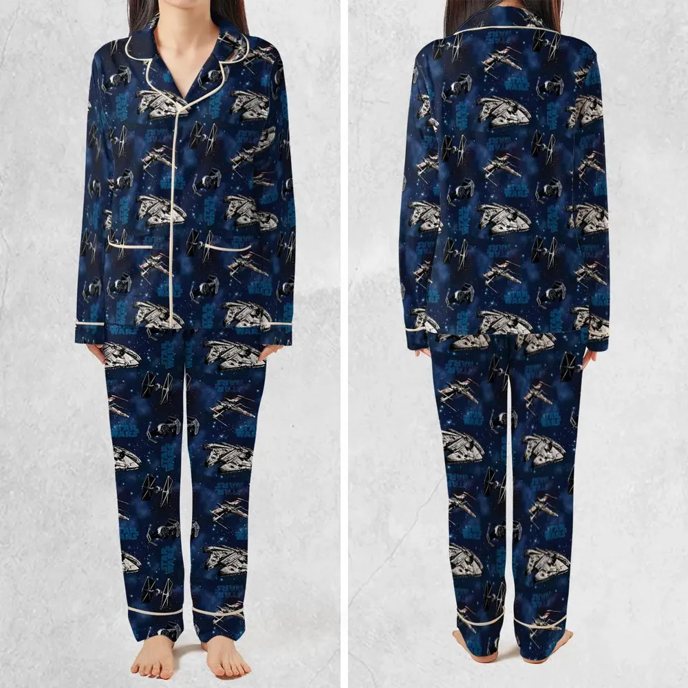 Star Wars Ships Pattern Pajamas Set - 2
