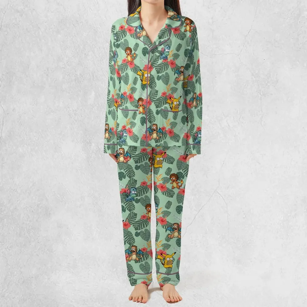 Simpsonmon The Simpsons Pokemon Mashup Pajamas Set - 3