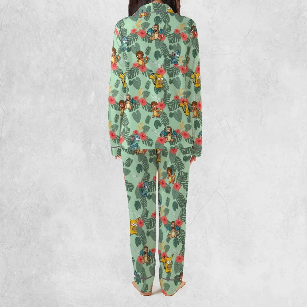 Simpsonmon The Simpsons Pokemon Mashup Pajamas Set - 4