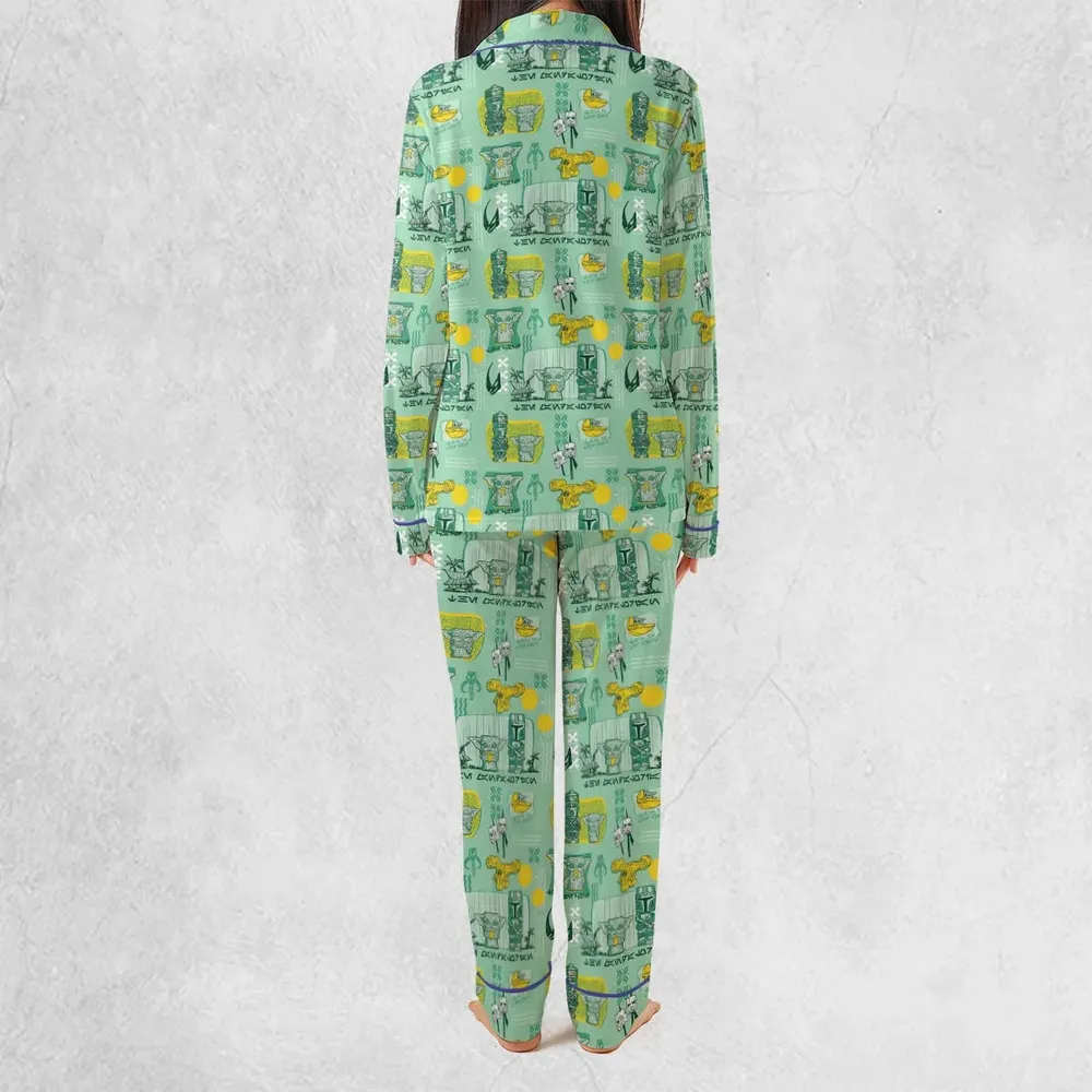 The Mandalorian Star Wars Aloha Pajamas Set - 4