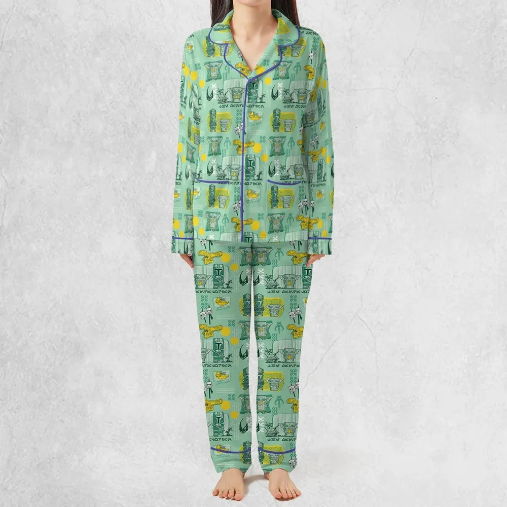 The Mandalorian Star Wars Aloha Pajamas Set - 3