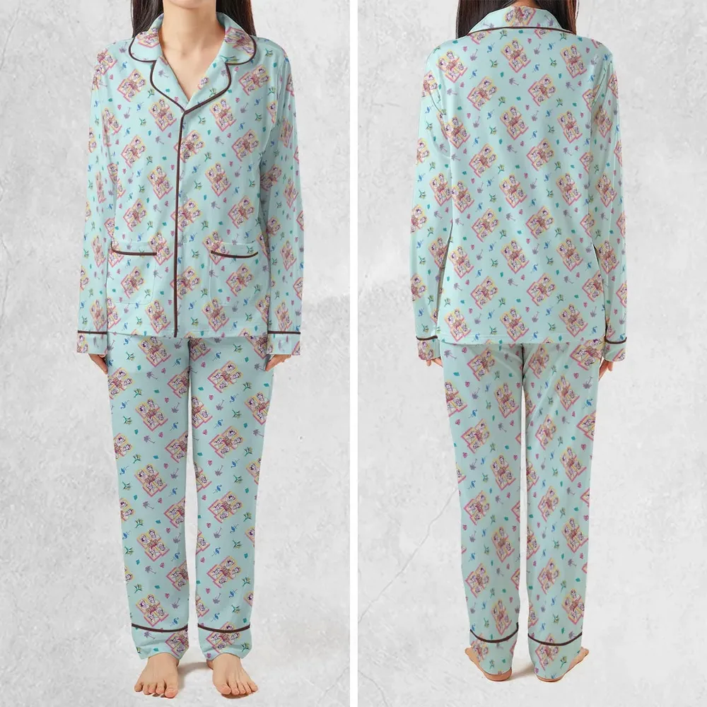 Golden Girls Patterned Pajamas Set - 2