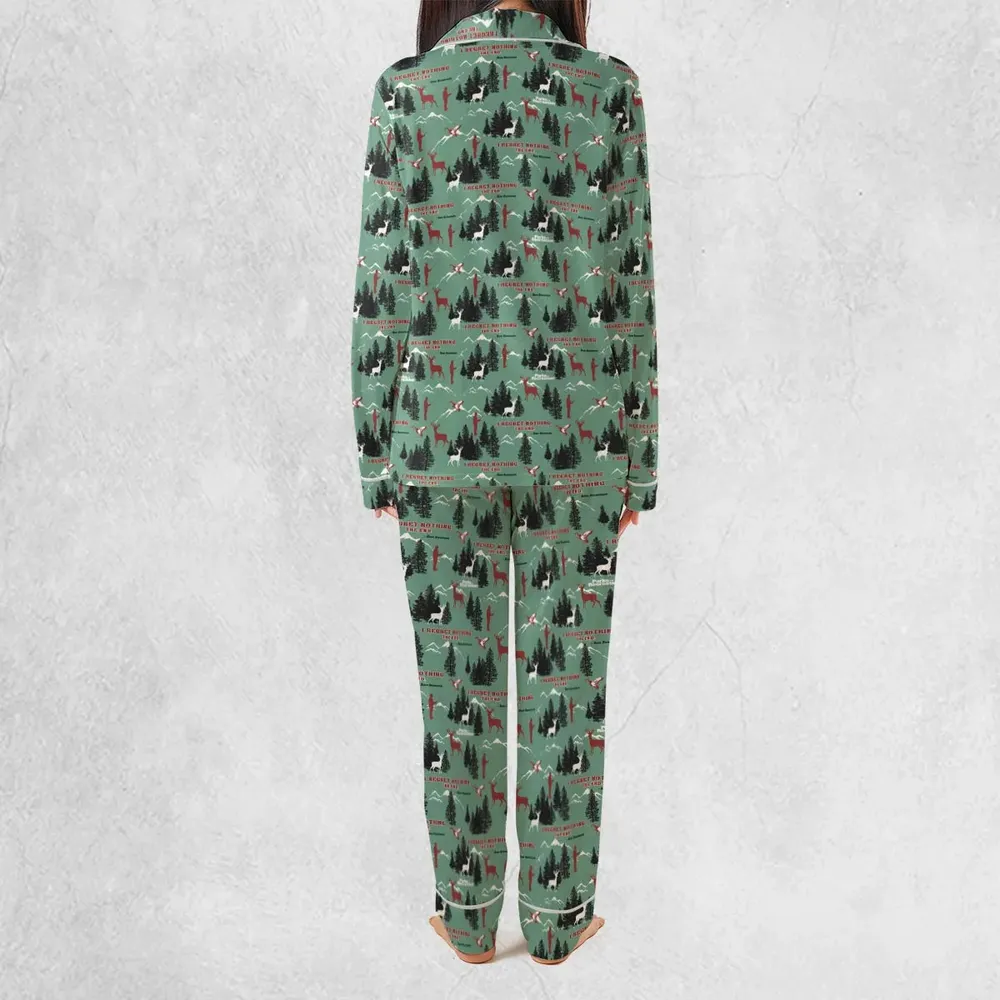 I Regret Nothing Park And Recreation Pajamas Set - 4