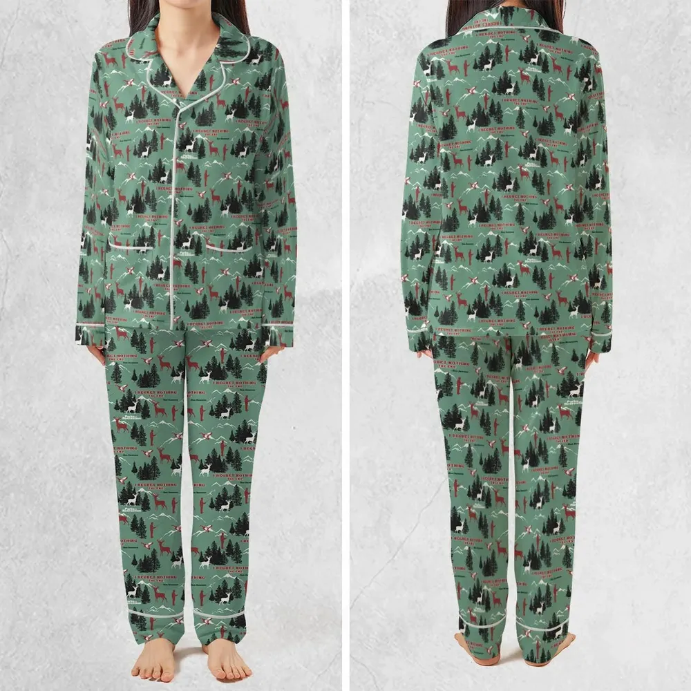 I Regret Nothing Park And Recreation Pajamas Set - 2