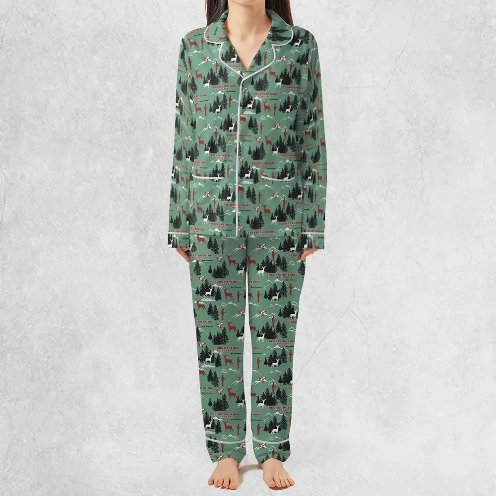 I Regret Nothing Park And Recreation Pajamas Set - 3