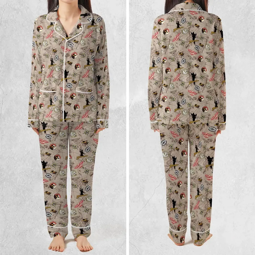 Indiana Jones Patterns Pajamas Set - 2