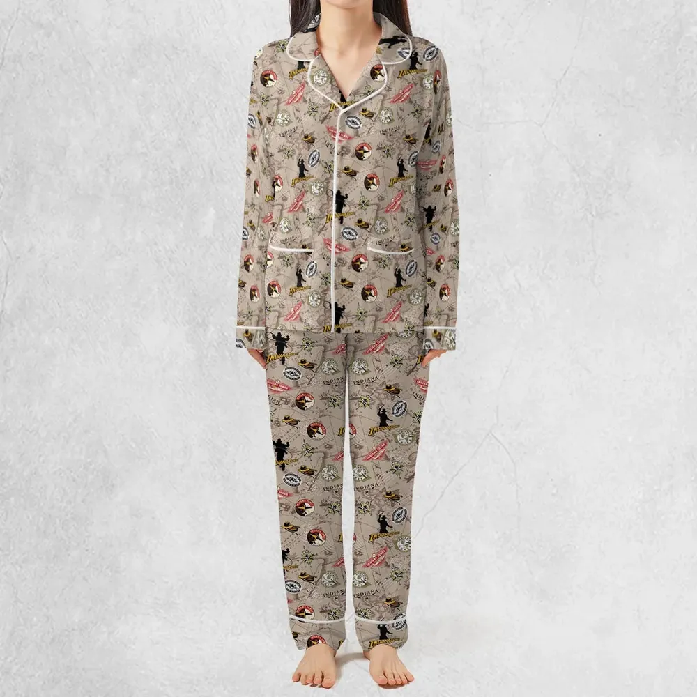 Indiana Jones Patterns Pajamas Set - 3