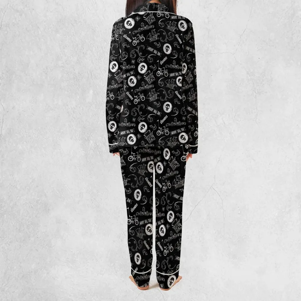 Never Say Die The Goonies Pattern Pajamas Set - 4