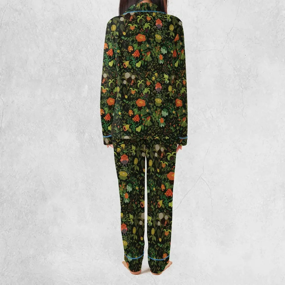 Grass Pokemon Patterns Pajamas Set - 4