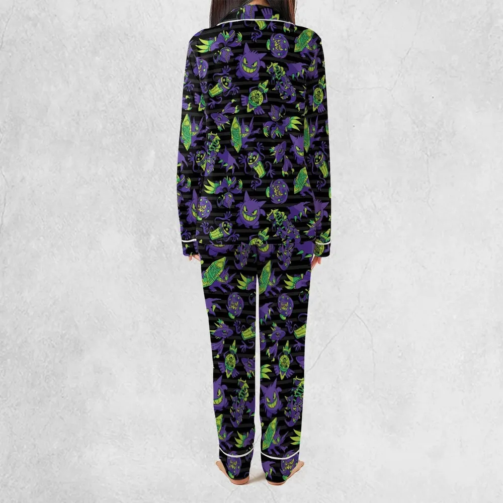 Ghost Type Pokemon Pattern Pajamas Set - 4