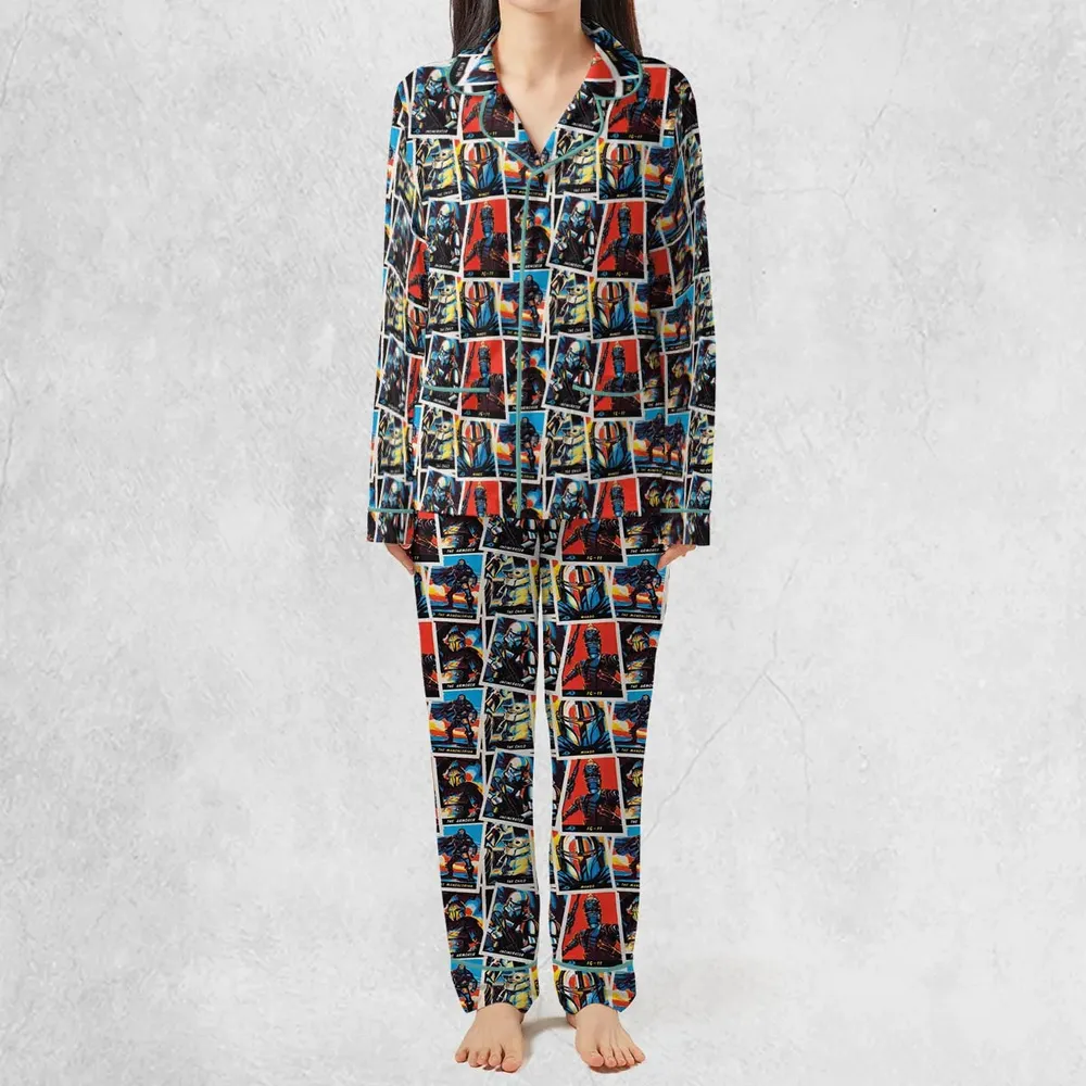 This Is The Way The Mando Pattern Pajamas Set - 3
