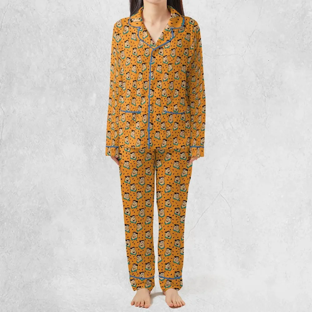 Fred Flintstone Expressions Pattern Pajamas Set - 3