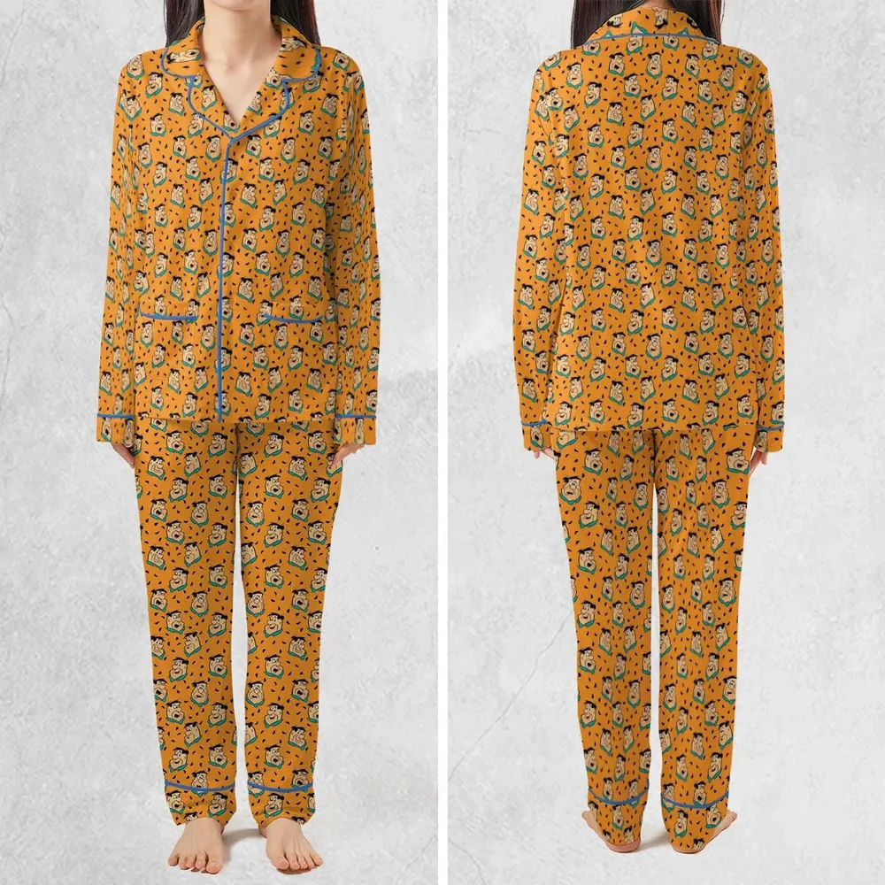 Fred Flintstone Expressions Pattern Pajamas Set - 2