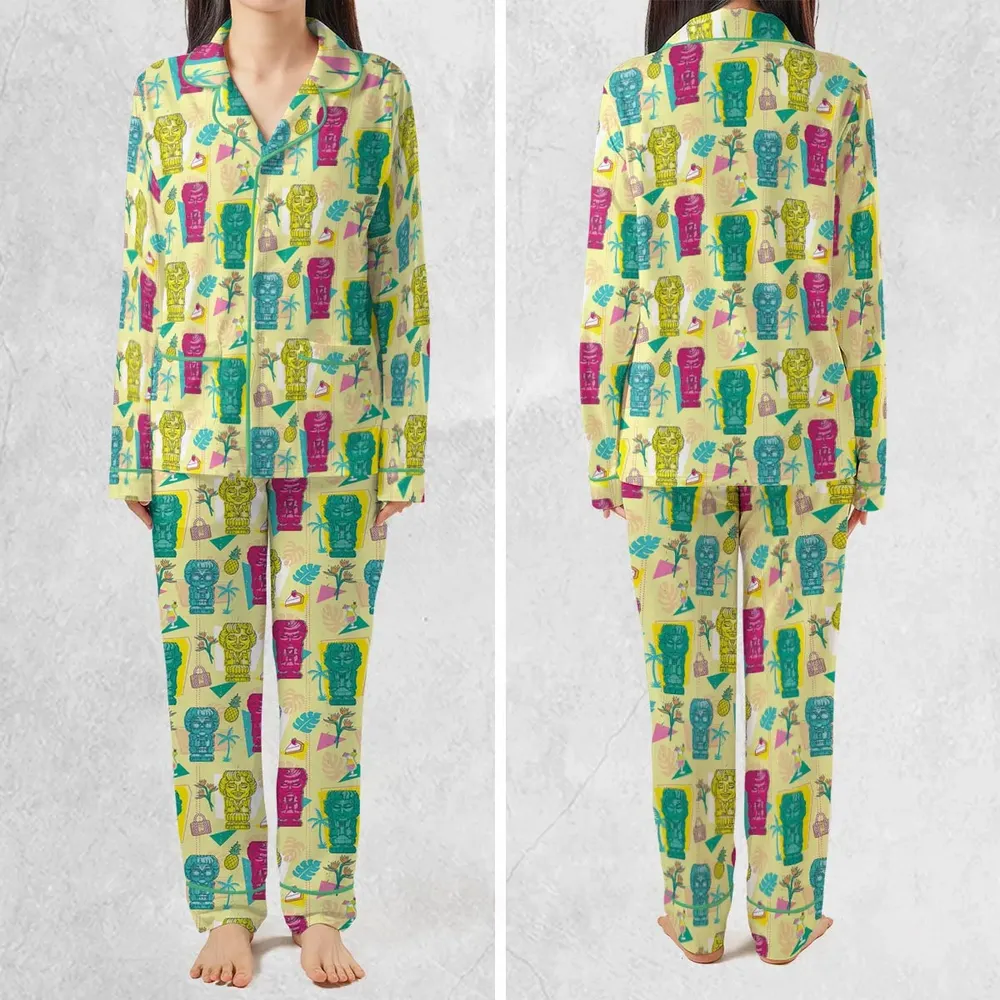 Golden Girls Tiki Shack Aloha Pajamas Set - 2