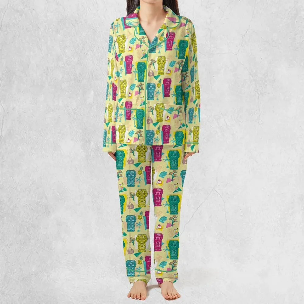 Golden Girls Tiki Shack Aloha Pajamas Set - 3