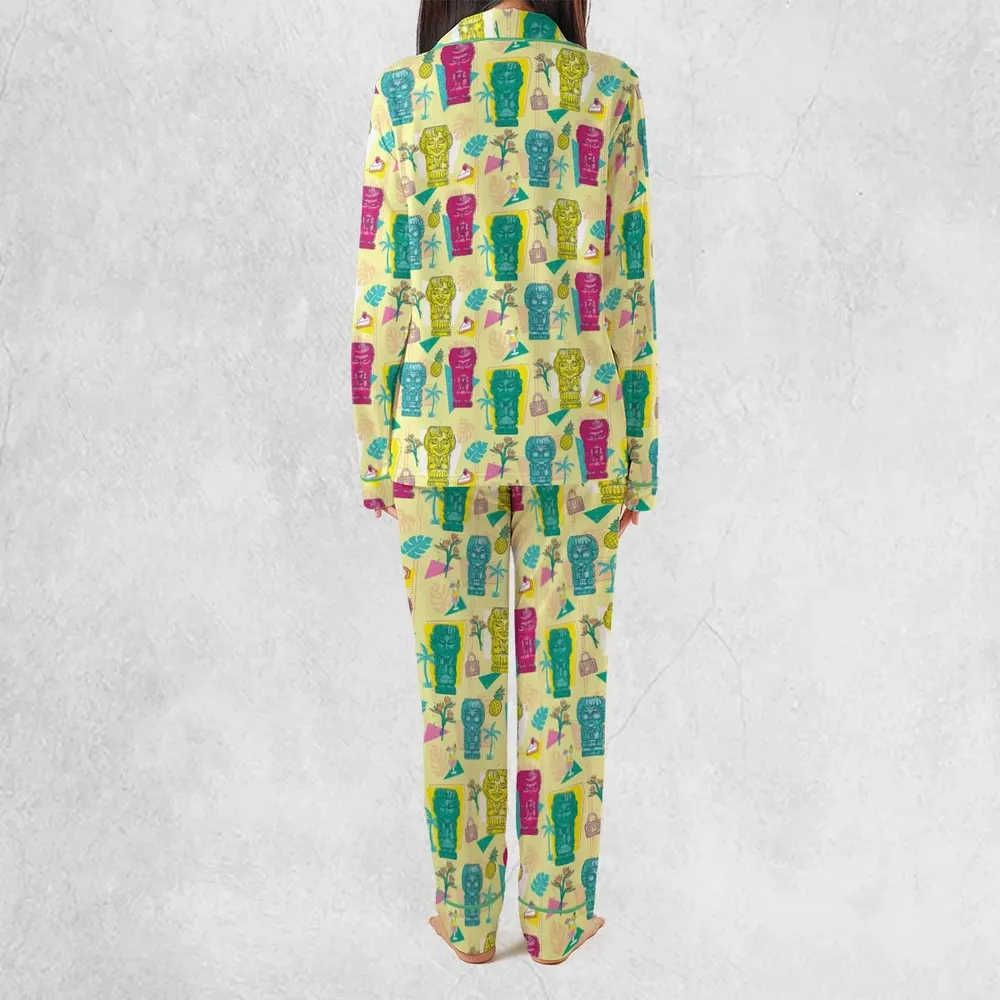 Golden Girls Tiki Shack Aloha Pajamas Set - 4