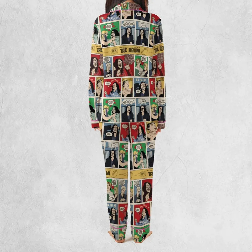 The Room Comic Style Pajamas Set - 4
