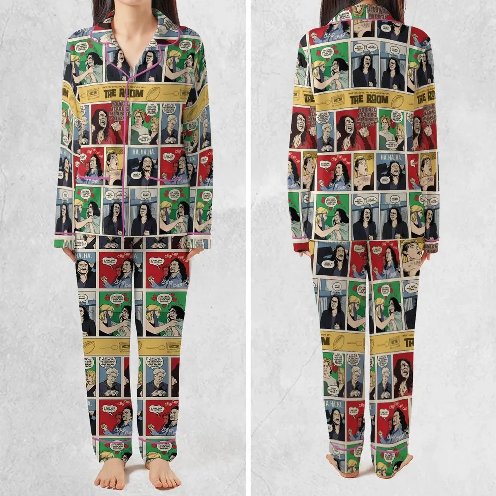 The Room Comic Style Pajamas Set - 2