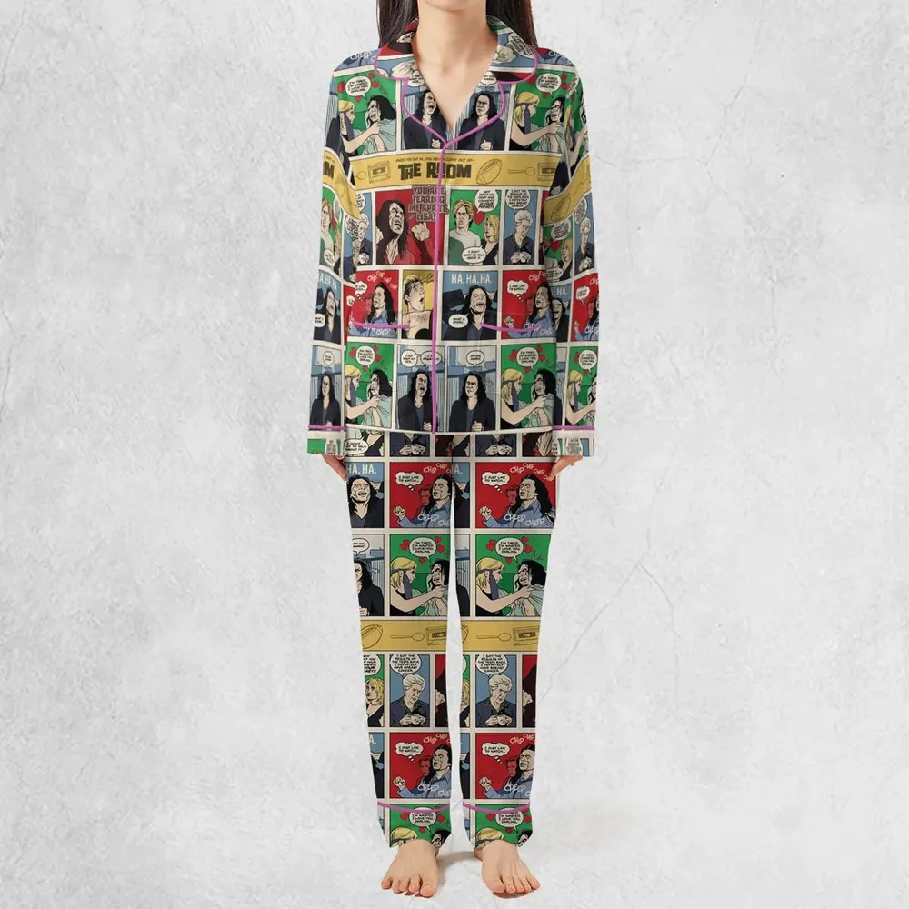 The Room Comic Style Pajamas Set - 3