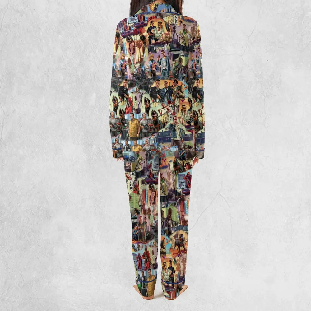 GTA Grand Theft Auto Scenes Pajamas Set - 4