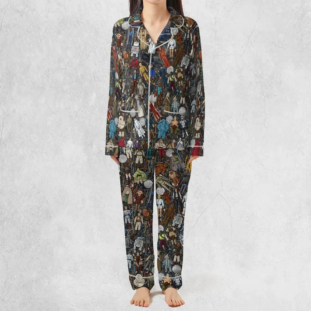 Star Wars Characters Figures Pajamas Set - 3