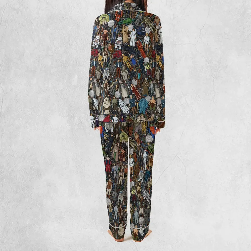 Star Wars Characters Figures Pajamas Set - 4