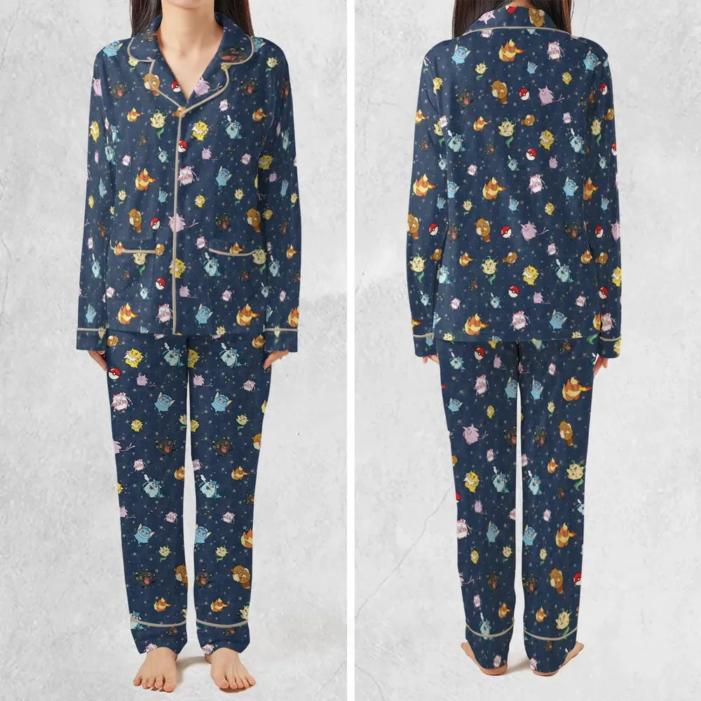 Gengar as Eevee The Eeveelutions Pokemon Pajamas Set - 2