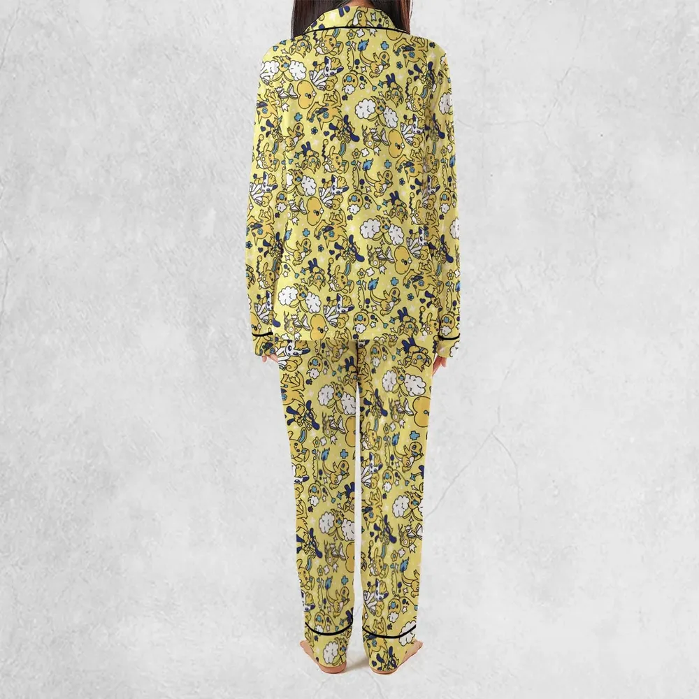 Shiny Magikarp Pokemon Pattern Pajamas Set - 4